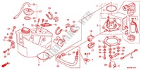 BENZINE TANK (CRF450RB/C) voor Honda CRF 450 R 2012