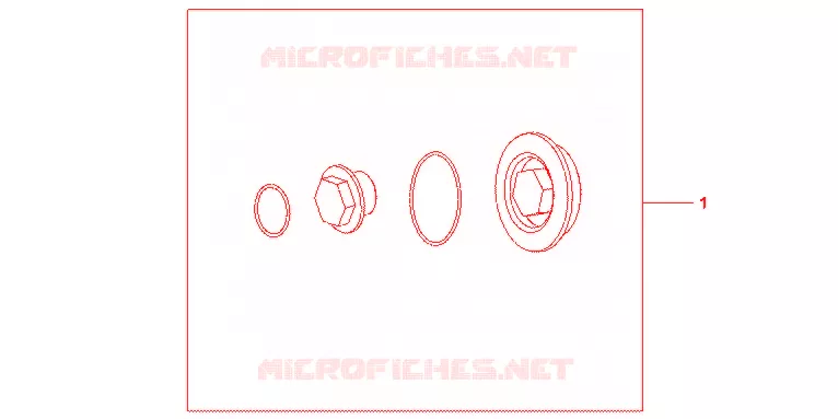ENGINE COVER INSPECTION PLUG R/L Honda MOTO 450 CRF 2014  CRF450RC