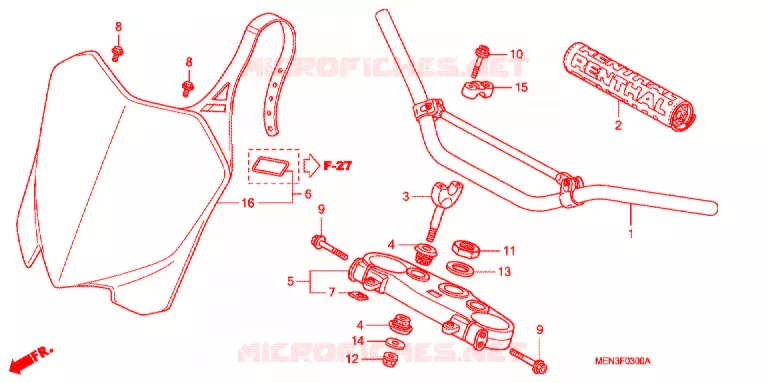 HENDEL PIJP/BOVENSTE BRUG (2) Honda MOTO 450 CRF 2014  CRF450RC