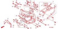 FRAME CHASSIS voor Honda CRF 450 X 2012