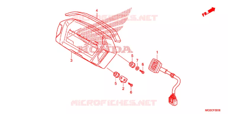 COMBINATIEMETER Honda MOTO 700 INTEGRA 2012  NC700DC