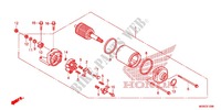 STARTEN MOTOR voor Honda INTEGRA 700 35KW 2012