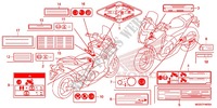 WAARSCHUWINGSLABEL(1) voor Honda INTEGRA 700 2012