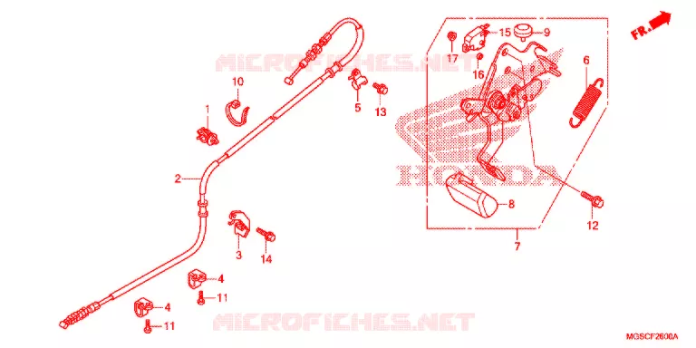 HANDREM HENDEL Honda MOTO 700 INTEGRA 2012  NC700DC