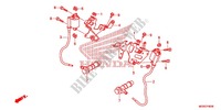 BEDRADINGSBUNDEL/ ONTSTEKINGSSPOEL/ACCU voor Honda NC 700 INTEGRA 2012