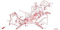 STURING HENDEL/ HENDEL AFDEKKING(1) voor Honda NC 700 INTEGRA 2012