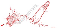 ACHTER STROOMLIJNKAP voor Honda NC 700 ABS 35KW 2012