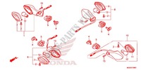 KNIPPERLICHT(2) voor Honda NC 700 ABS 35KW 2012