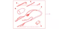 Verwarmde handgreepkabel voor Honda NC 700 ABS 2012