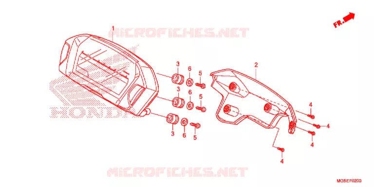 COMBINATIEMETER Honda MOTO 700 NC 2012  NC700SC