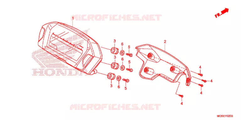 COMBINATIEMETER Honda MOTO 700 NC 2012  NC700SC