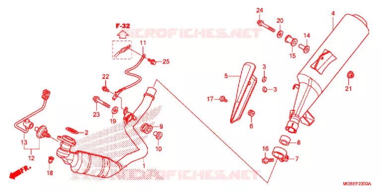 UITLAATDEMPER(2) Honda MOTO 700 NC 2012  NC700SDC