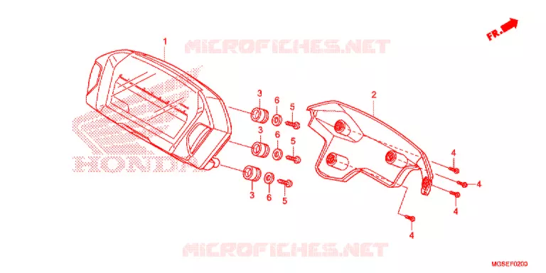 COMBINATIEMETER Honda MOTO 700 NC 2012  NC700SDC