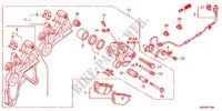 ACHTER REMKLAUW voor Honda NC 700 X ABS 35KW 2012