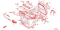 CHASSIS AFDEKKING/BAGAGEBOX/ BAGAGEDRAGER voor Honda NC 700 X ABS 35KW 2012
