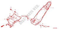 ACHTER STROOMLIJNKAP voor Honda NC 700 X ABS 35KW 2012