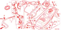 BRANDSTOF TANK/BRANDSTOF POMP voor Honda NC 700 X ABS 2012
