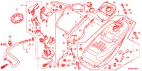 BRANDSTOF TANK/BRANDSTOF POMP voor Honda NC 700 X ABS 2012