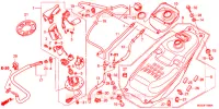 BRANDSTOF TANK/BRANDSTOF POMP voor Honda NC 700 X 35KW 2012