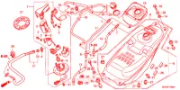 BRANDSTOF TANK/BRANDSTOF POMP voor Honda NC 700 X 2012