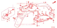 ACHTER STROOMLIJNKAP voor Honda SH 125 SPECIAL 3F 2012