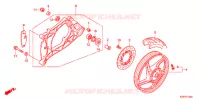 ACHTER WIEL/ZWAAI ARM voor Honda SH 125 SPECIAL 3F 2012