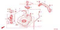 BRANDSTOF TANK voor Honda SH 125 SPECIAL 3F 2012