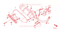 UITLAATDEMPER(2) voor Honda SH 125 TOP CASE BRONZE 6F 2012