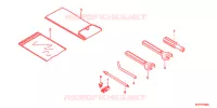 GEREEDSCHAP/ACCUVAK voor Honda SH 125 TOP BOX SPECIAL 9E 2012