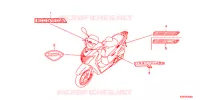 MERK/EMBLEEM voor Honda SH 125 TOP BOX SPECIAL 9E 2012