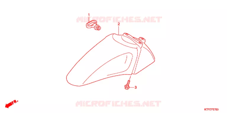 VOORSPATBORD Honda SCOOTER 150 SH 2012  SH150C