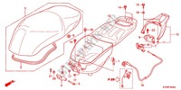 ZITTING/BAGAGEBOX voor Honda SH 300 ABS SPECIAL 4E 2012