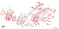 LINKS KRUKAS AFDEKKING/ GENERATOR(2) voor Honda SH 300 ABS 2012