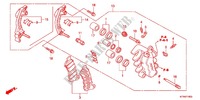 VOOR REMKLAUW voor Honda SH 300 R ABS BLANC TYPE 2F 2012