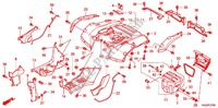 ACHTER STROOMLIJNKAP voor Honda FOURTRAX 500 FOREMAN RUBICON Hydrostatic 2012