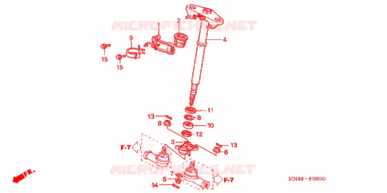 STURING AS Honda ATV 680 FOURTRAX 2012  TRX680FAC
