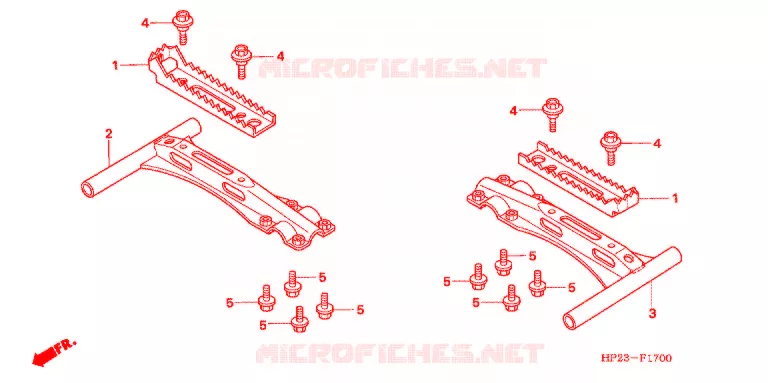 OPSTAP/KICKARM/ WISSEL PEDAAL Honda ATV 90 FOURTRAX 2012  TRX90XC