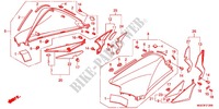 VOOR STROOMLIJNKAP/TANK AFDEKKING voor Honda VFR 1200 F 2012