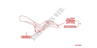EMBLEEM/MERK  voor Honda VT 1300 C FURY ABS MATT BLACK 2012