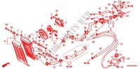 RADIATOR voor Honda VT 1300 C FURY ABS MATT BLACK 2012
