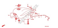 BRANDSTOF TANK voor Honda VT 1300 FURY ABS 2012