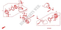 KNIPPERLICHT(2) voor Honda VT 1300 FURY ABS 2012