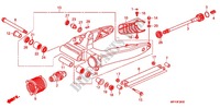ZWAAI ARM/KETTINGKAST voor Honda VT 1300 FURY ABS 2012