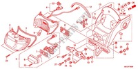 ACHTERLICHT (VT750C2B/C2S) voor Honda SHADOW VT 750 PHANTOM 2012