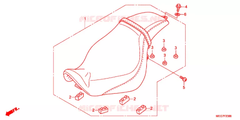 ZADEL (VT750C2B/C2S) Honda MOTO 750 SHADOW 2012  VT750C2BC
