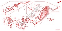 ACHTERLICHT (VT750CS/C/CA) voor Honda SHADOW VT 750 AERO ABS 2012