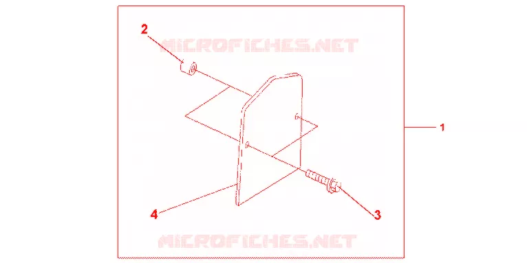 BACKREST PLATE Honda MOTO 750 SHADOW 2012  VT750CSC