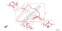 VOORSPATBORD voor Honda PCX 125 SPECIAL EDITION 2012