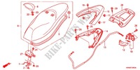 ENKELE ZITTING(2) voor Honda PCX 125 SPECIAL EDITION 2012