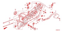 LINKS KRUKKAST (WW125EX2C/EX2D/D) voor Honda PCX 125 SPECIAL EDITION 2012